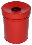 Abfallbehälter TKG FIRE EX Deckel Rot 30 Liter